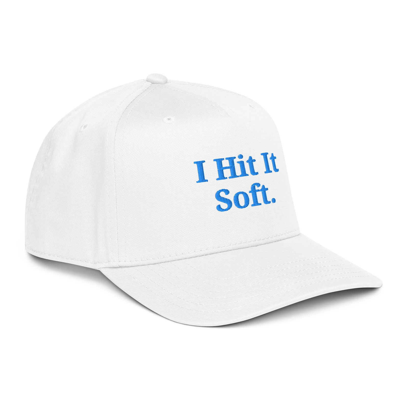 The Soft Touch Cap ALL WHITE white right front