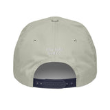 The Range Finder Rope Cap lt gray navy back
