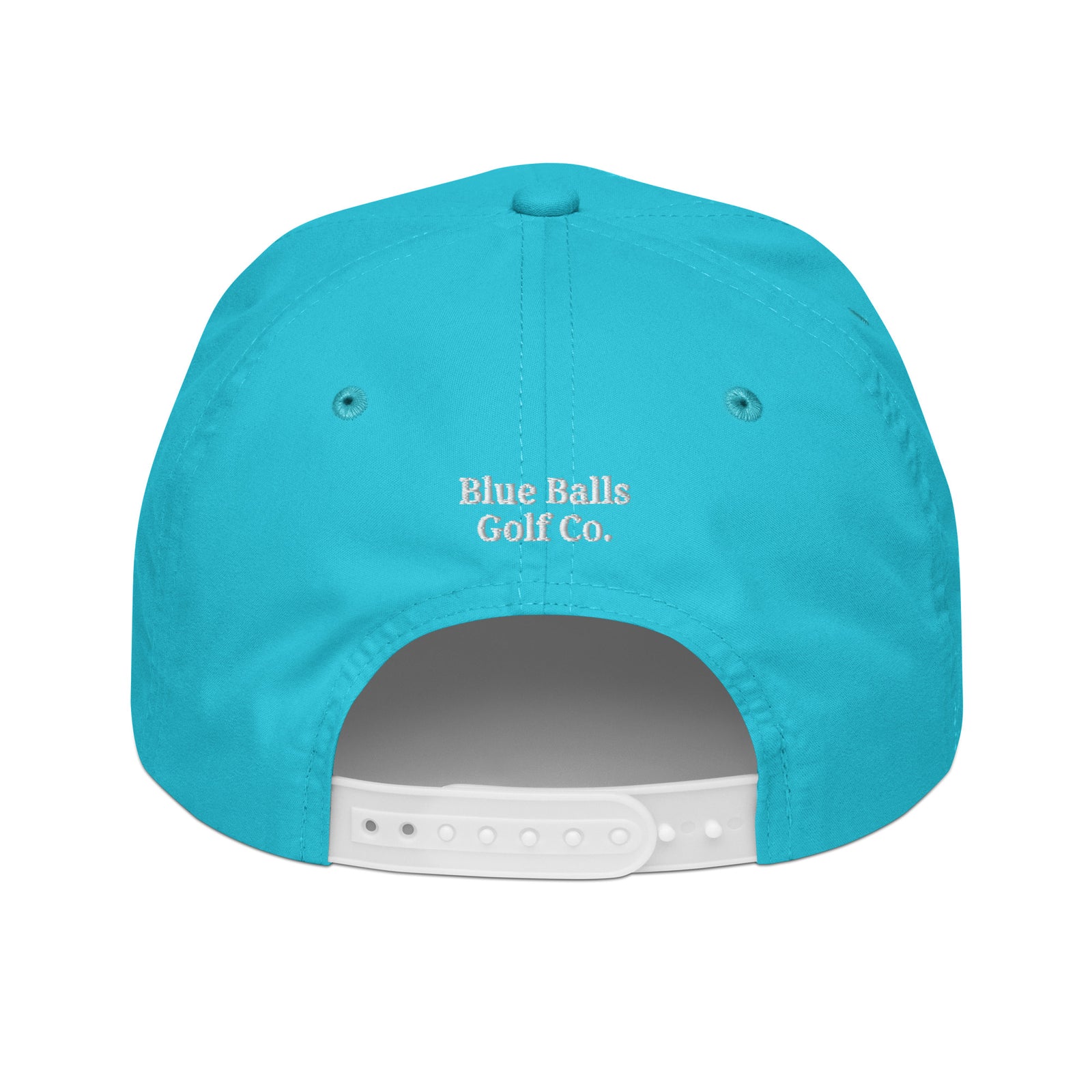 The Range Finder Rope Cap turquoise white back