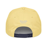 The Range Finder Rope Cap yellow navy back