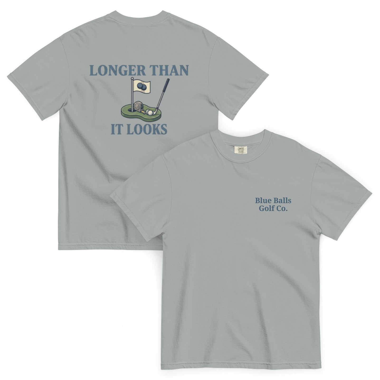 Deceptive Distance Tee granite front and back