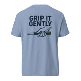 Soft Hands, Bad Intentions Tee washed denim back