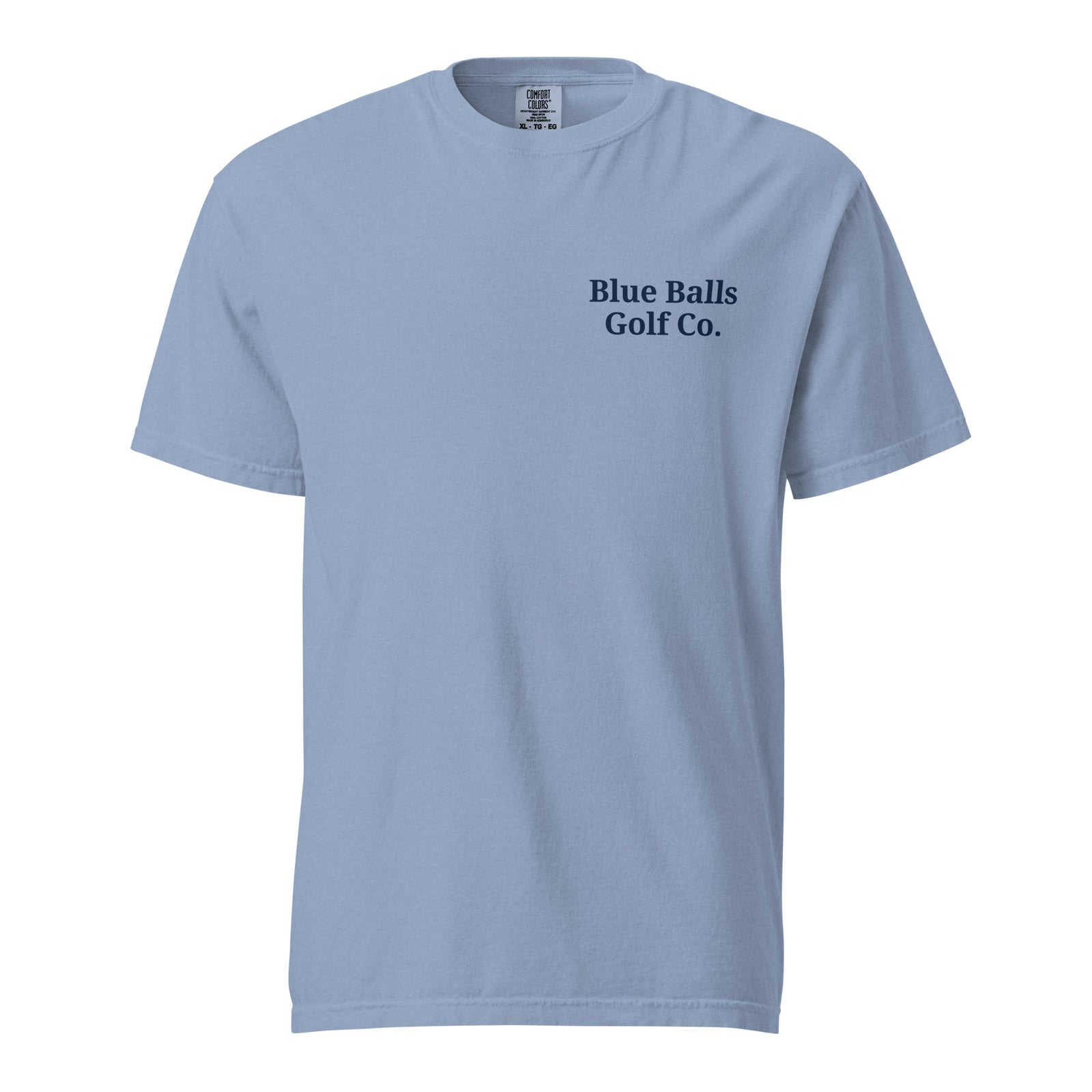 Soft Hands, Bad Intentions Tee washed denim front