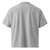 The Boardwalk Rec League OVERSIZED Tee heather grey back
