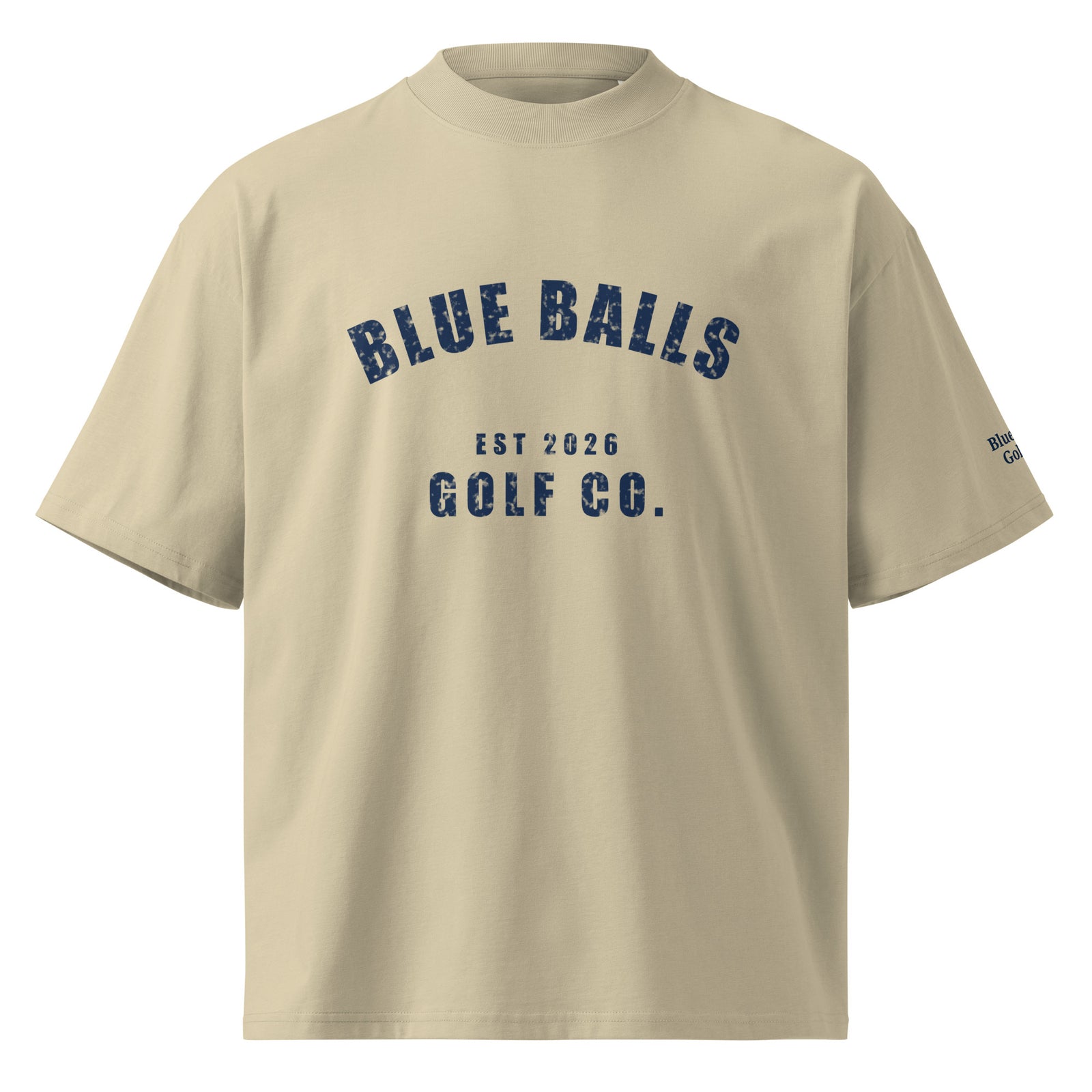 The Boardwalk Rec League OVERSIZED Tee stone front