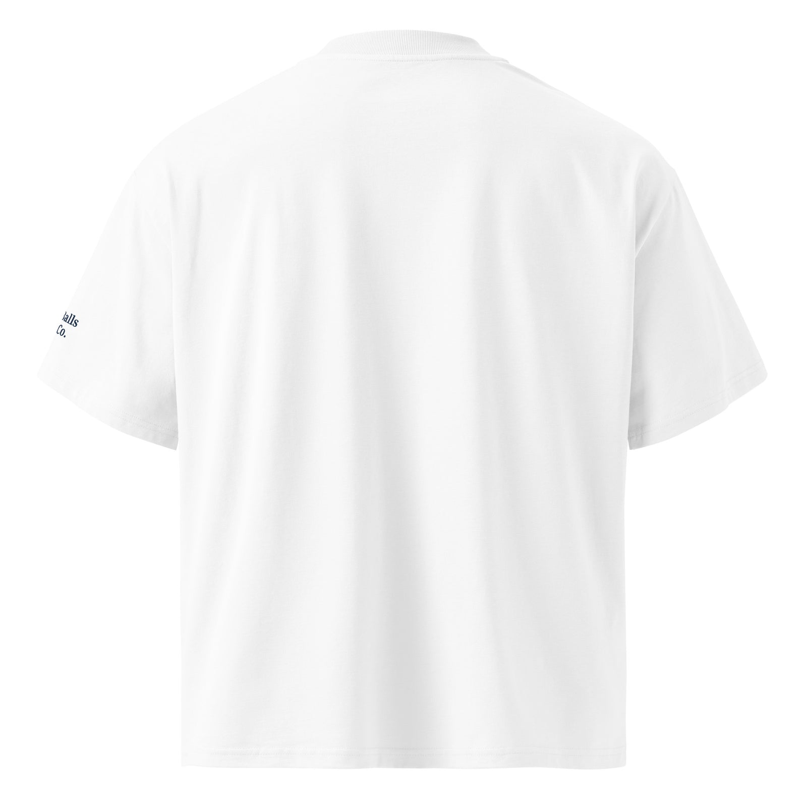 The Boardwalk Rec League OVERSIZED Tee white back