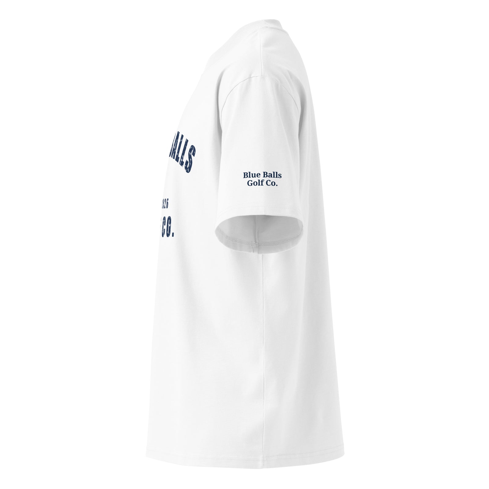 The Boardwalk Rec League OVERSIZED Tee white left sleeve
