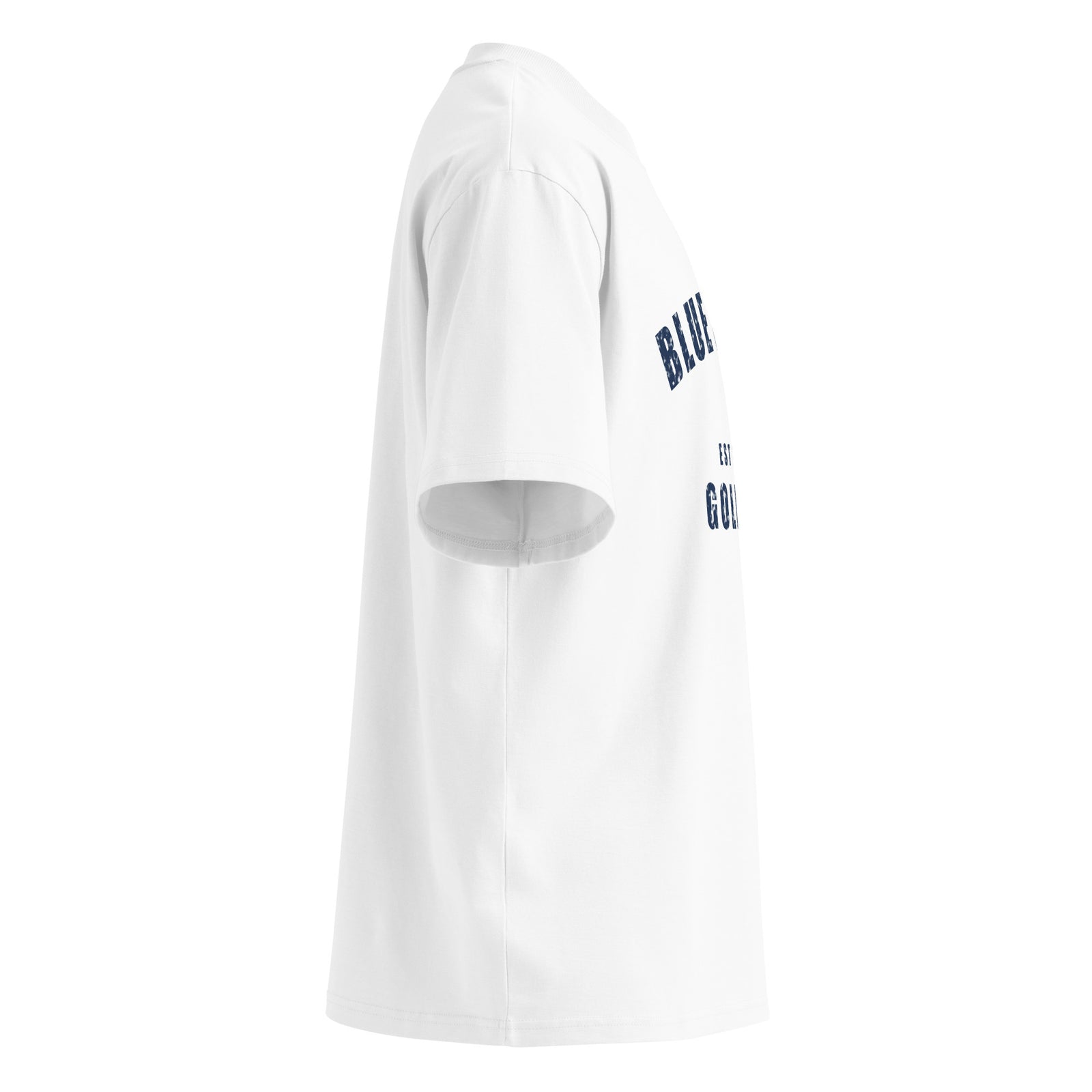 The Boardwalk Rec League OVERSIZED Tee white right sleeve